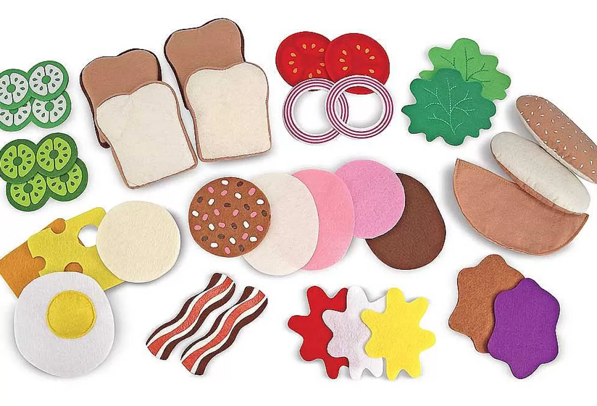 Melissa & Doug - Kit Créatif de Sandwich en Tissu pour Enfants - Jeu Éducatif et Amusant