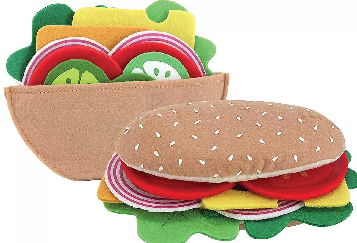 Melissa & Doug - Kit Créatif de Sandwich en Tissu pour Enfants - Jeu Éducatif et Amusant