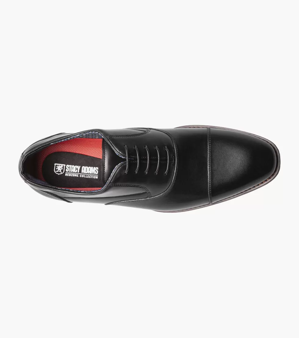 Chaussures Homme Stacy Adams en Cuir Noir Kallum - Élégance Intemporelle et Confort Supreme