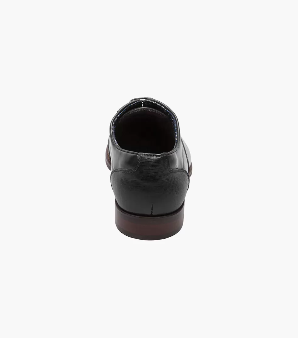Chaussures Homme Stacy Adams en Cuir Noir Kallum - Élégance Intemporelle et Confort Supreme
