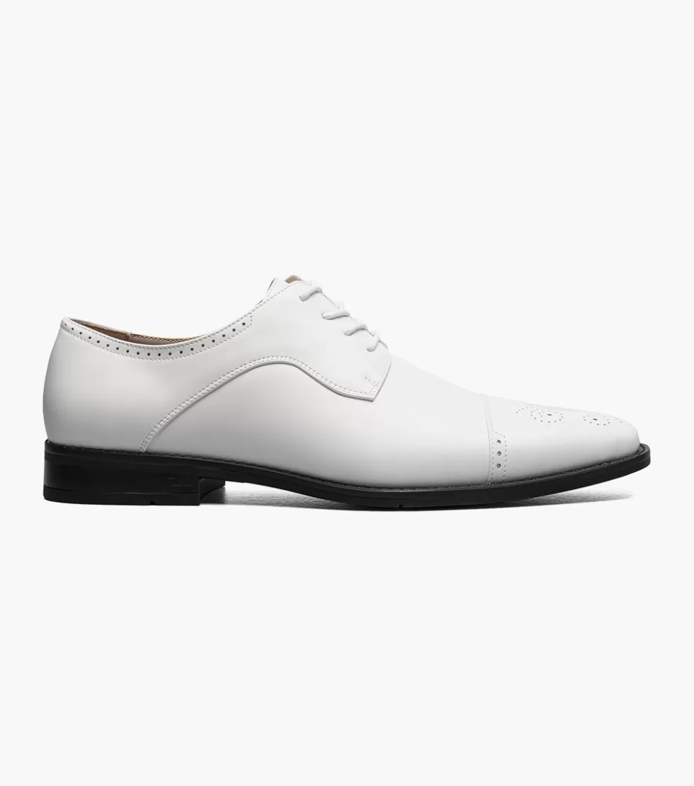 Chaussures Stacy Adams Kenway Blanc Élégantes - Style Urbain Disponible en Ligne