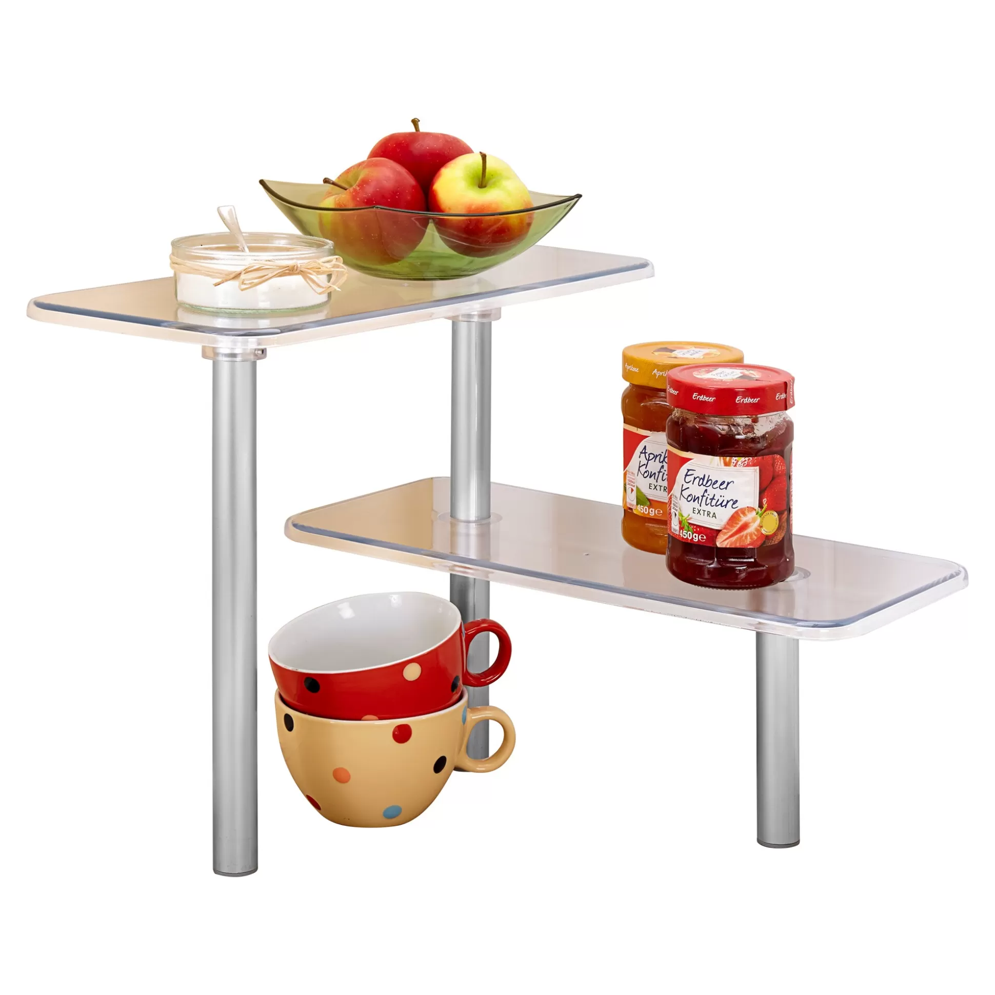 Étagère d'angle design « Élégance » Ruco – Optimisez l'espace de votre cuisine avec style