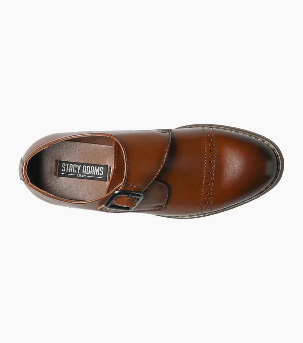 Bottes Enfant Stacy Adams - Modèle Desmond en Cuir Cognac - Collection Exclusive