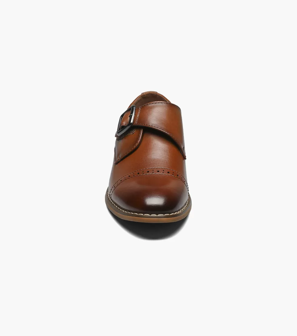 Bottes Enfant Stacy Adams - Modèle Desmond en Cuir Cognac - Collection Exclusive