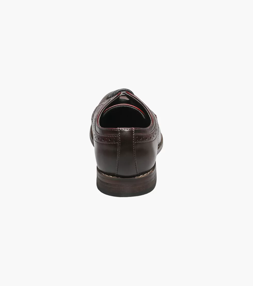 Escarpins Stacy Adams Junior Dickinson - Cuir Bordeaux Vieilli - Prix Doux