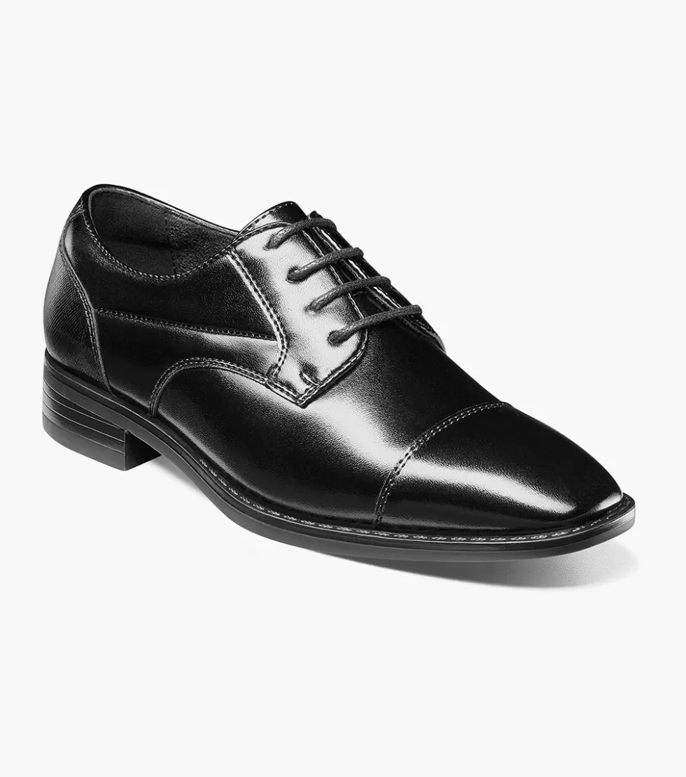 Chaussures enfant Stacy Adams Kallum - Noir classique avec semelle confort - Collection exclusive printemps 2024
