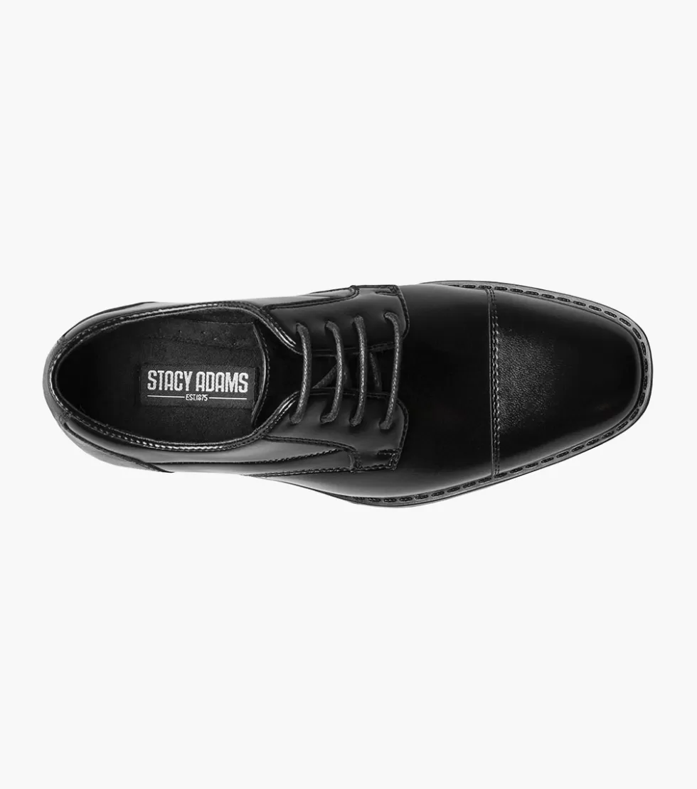 Chaussures enfant Stacy Adams Kallum - Noir classique avec semelle confort - Collection exclusive printemps 2024