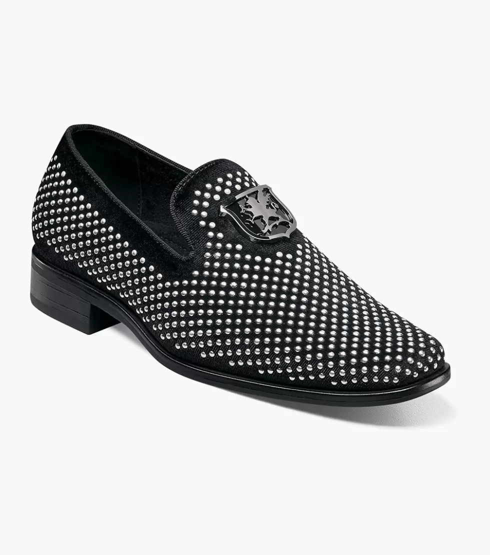 Chaussures Stacy Adams Enfant - Style Audacieux en Noir/Argent | Édition Limitée En Promotion