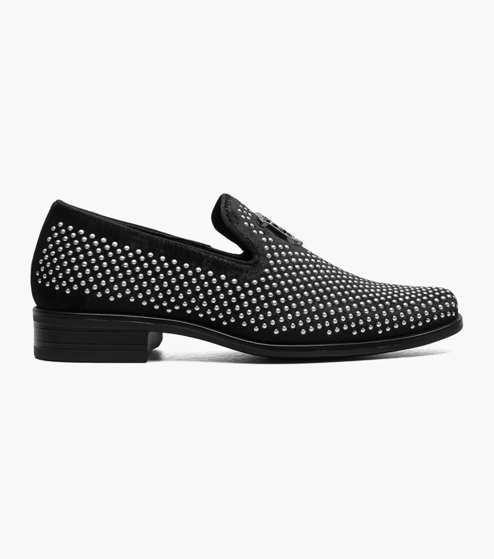 Chaussures Stacy Adams Enfant - Style Audacieux en Noir/Argent | Édition Limitée En Promotion
