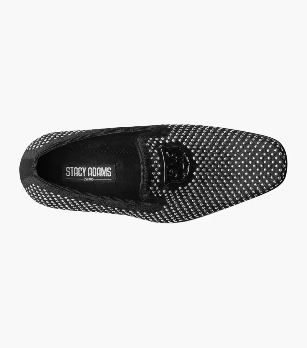 Chaussures Stacy Adams Enfant - Style Audacieux en Noir/Argent | Édition Limitée En Promotion
