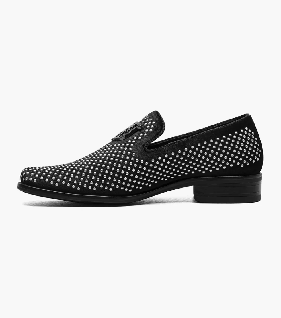 Chaussures Stacy Adams Enfant - Style Audacieux en Noir/Argent | Édition Limitée En Promotion