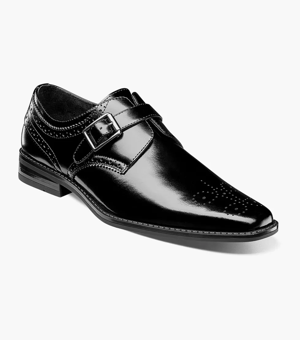 Élégantes derbies Stacy Adams Kinsley en cuir noir - Promotion exclusive sur modèle intemporel