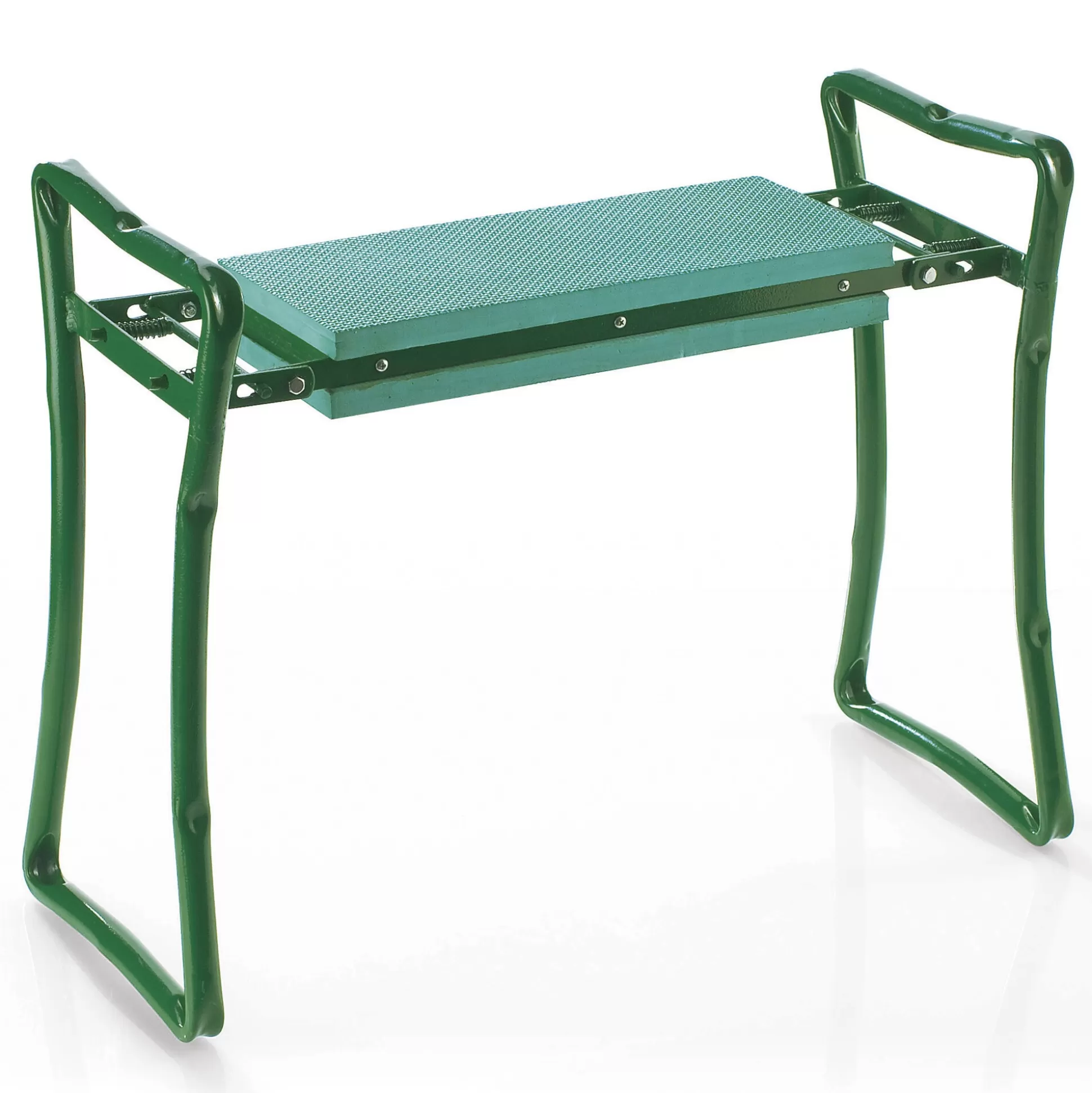 Tabouret de Jardin Pliable Génialo - Confort Vert Foncé pour Espaces Extérieurs