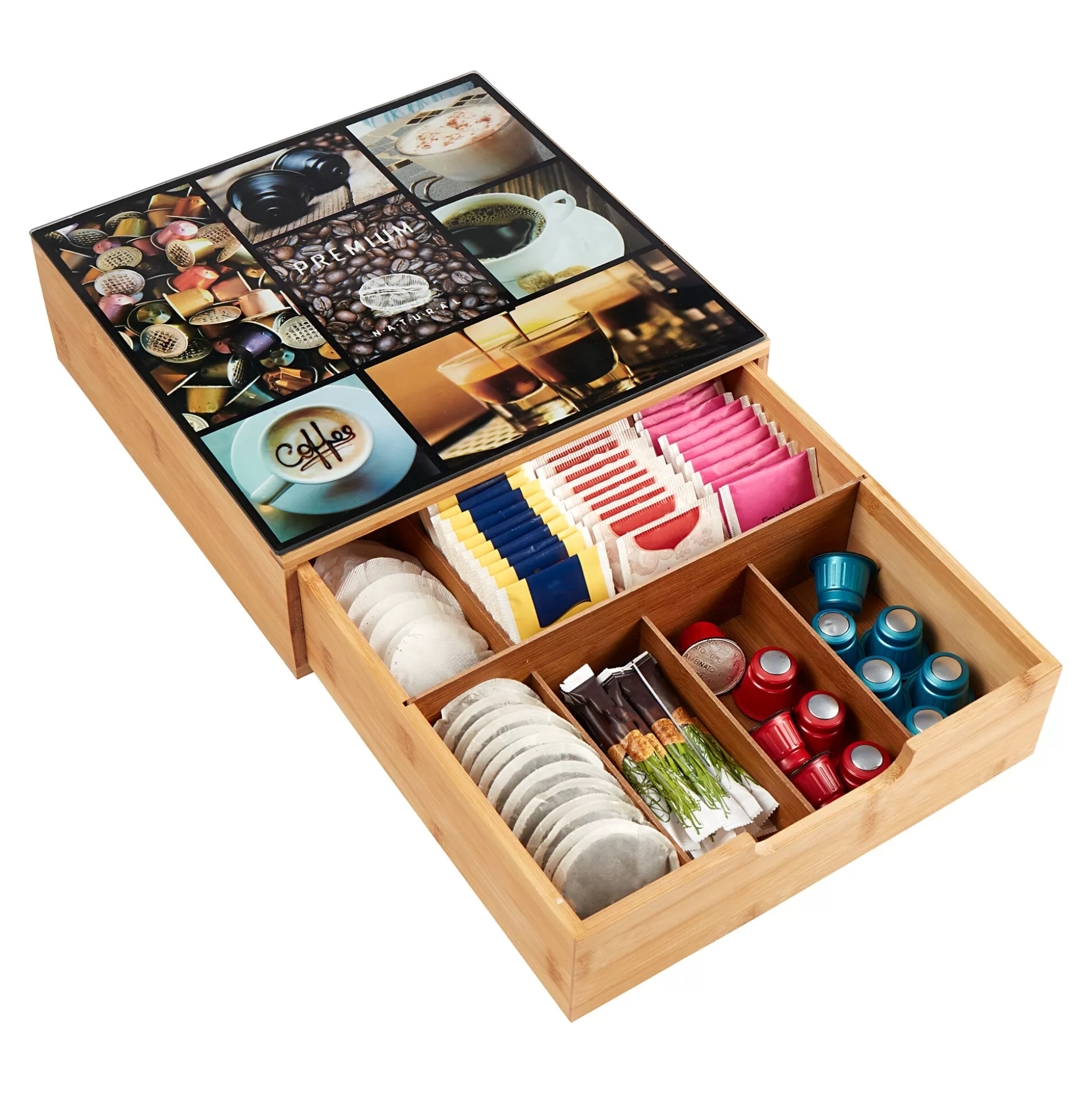 Boîtes de Stockage Élégantes pour Café et Thé - Organisation Parfaite des Arômes
