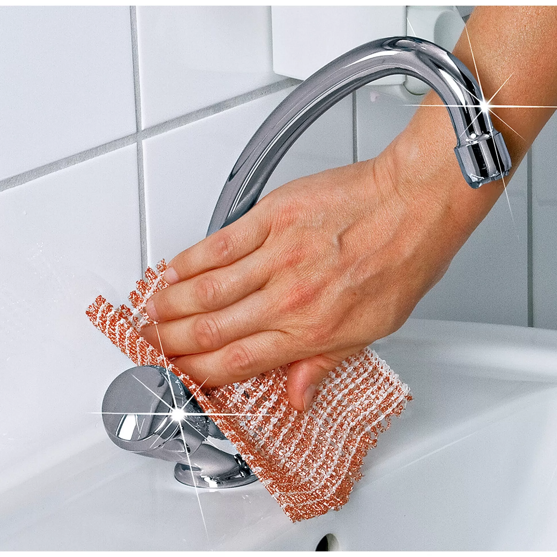 Lingettes nettoyantes en cuivre WENKO - Lot de 3 tissus durables pour surfaces délicates