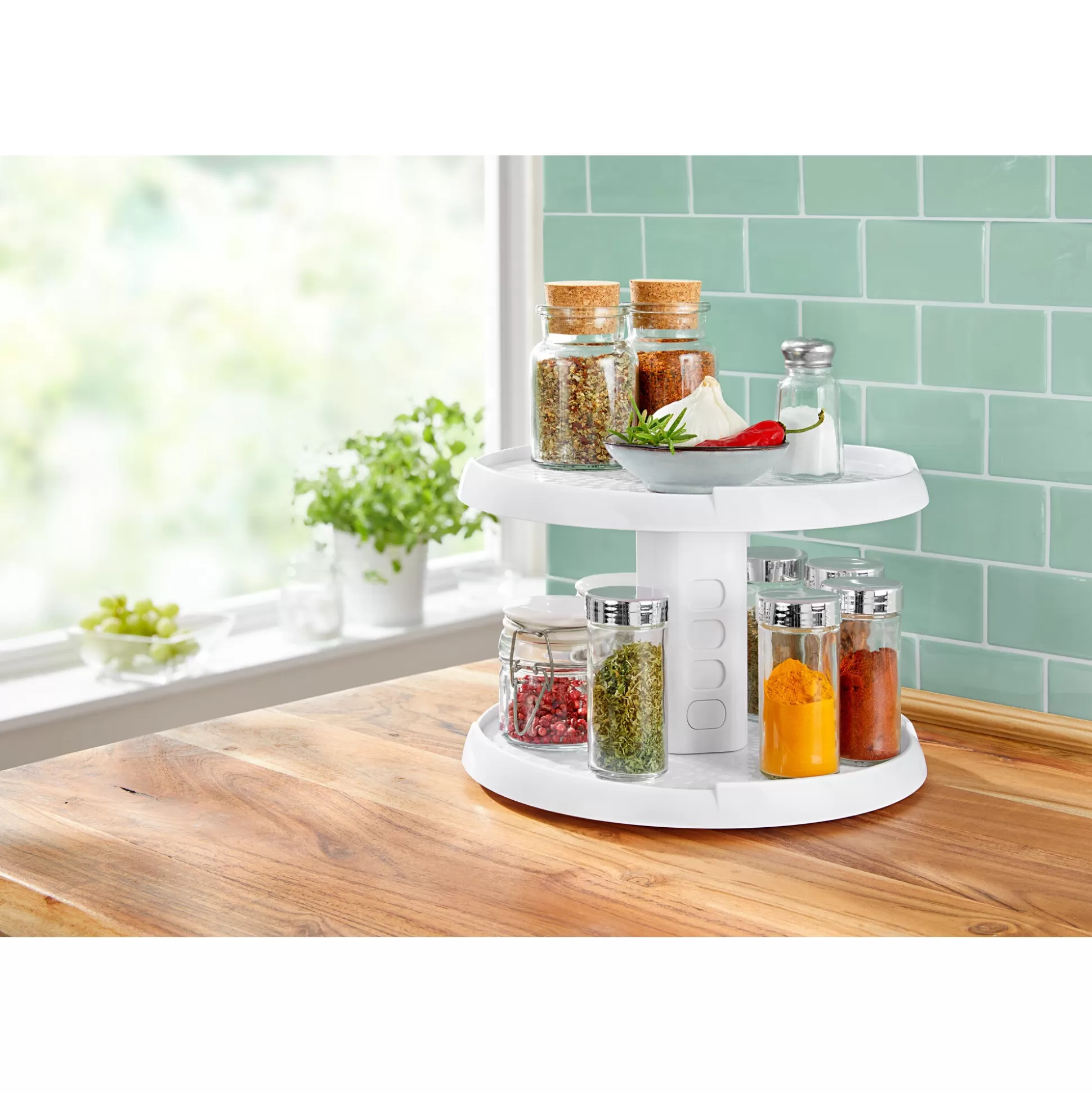« Tourniquet Épices Modulable Genialo - Organisation Pratique pour Cuisine Éclectique »