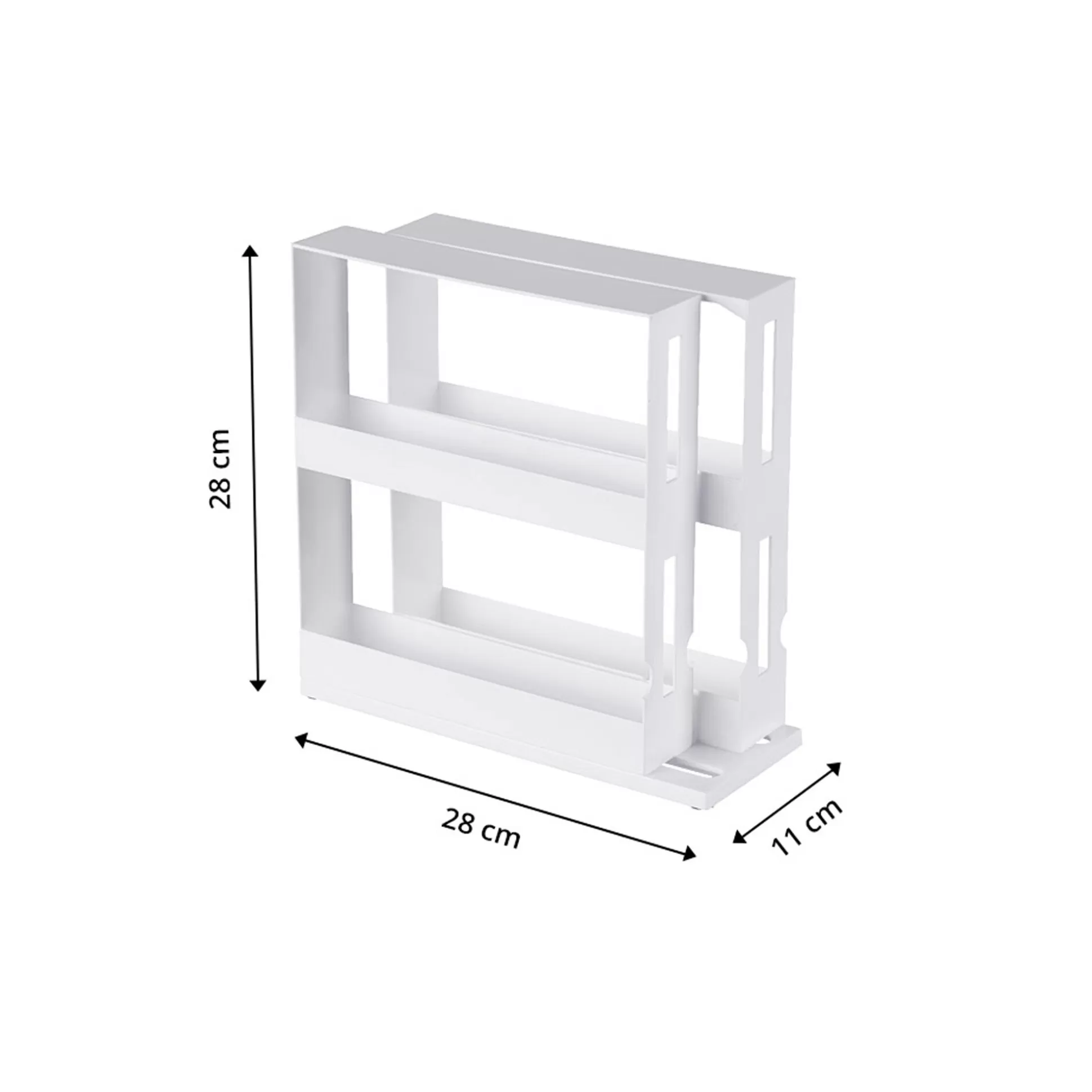 Génialo - Présentoir à Herbes Élégant en Blanc | Design Moderne pour Cuisine Organisée