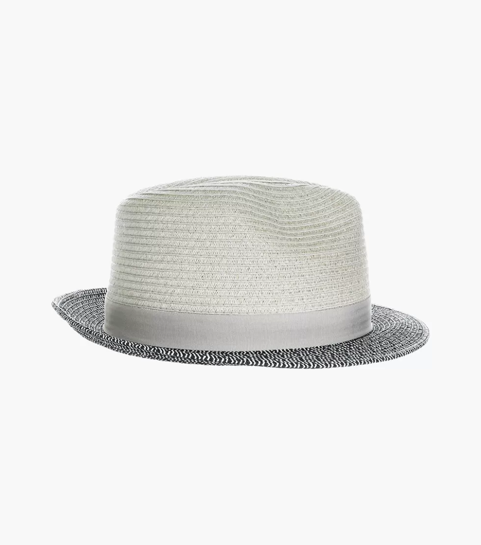 Chapeau Fedora élégant Lamonte - Noir intemporel par Stacy Adams, Style sophistiqué pour Homme