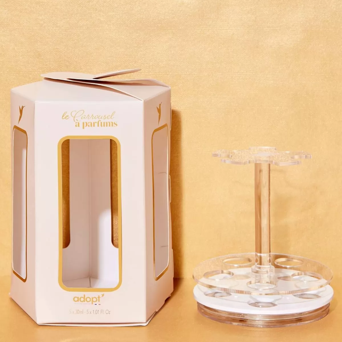 Élégant Carrousel à Parfums Adopt - Accessoire Parfumeur Intemporel