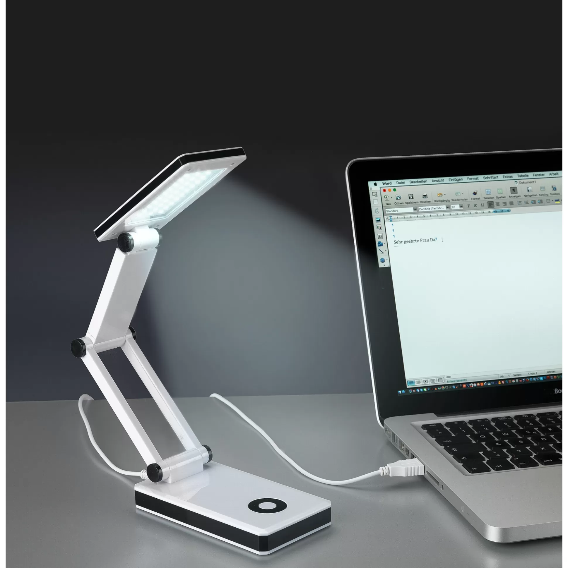Éclairage LED WENKO Compact pour Support Visuel – Lampe d'Appoint Ergonomique Lecture et Décoration d'Intérieur