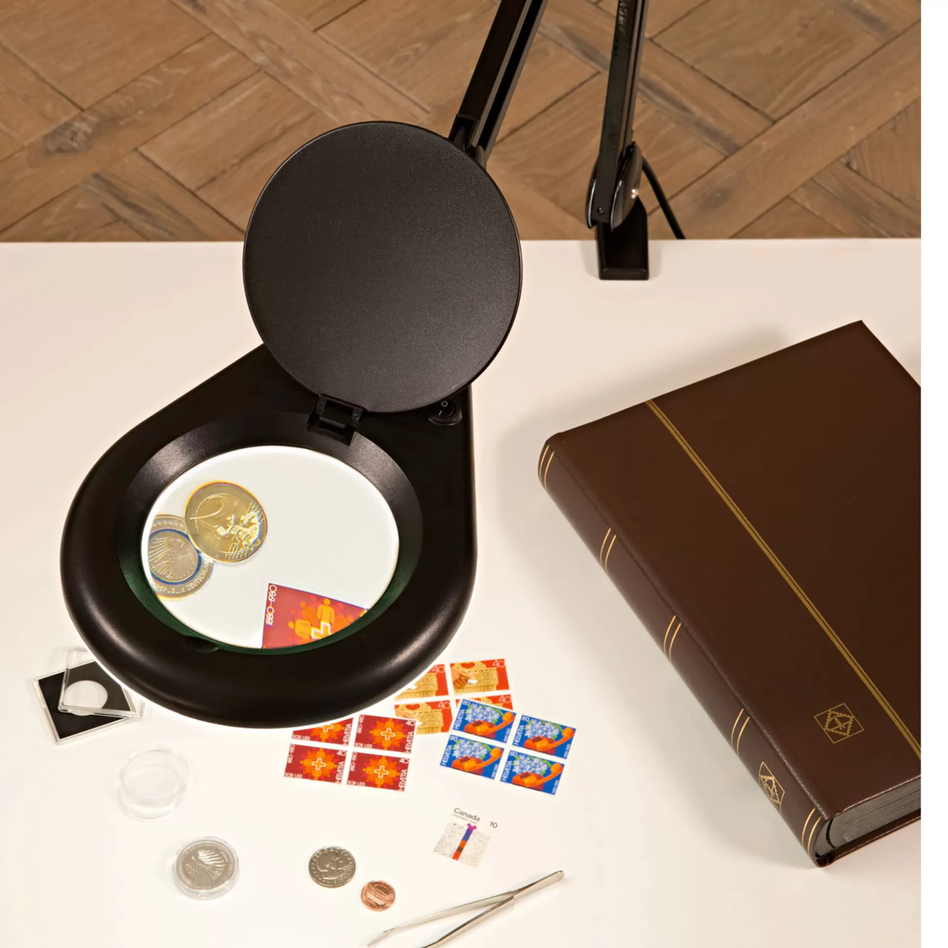 Loupe Éclairante LED Phare Swing - Design Ergonomique pour Lecture Précise