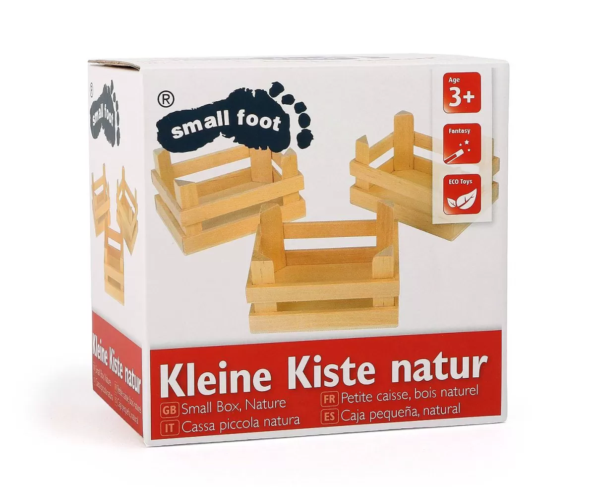 Marque Small Foot - Coffrets en Bois Naturel pour Enfants (Lot de 3) - Idée Cadeau Pratique & Éco-Responsable