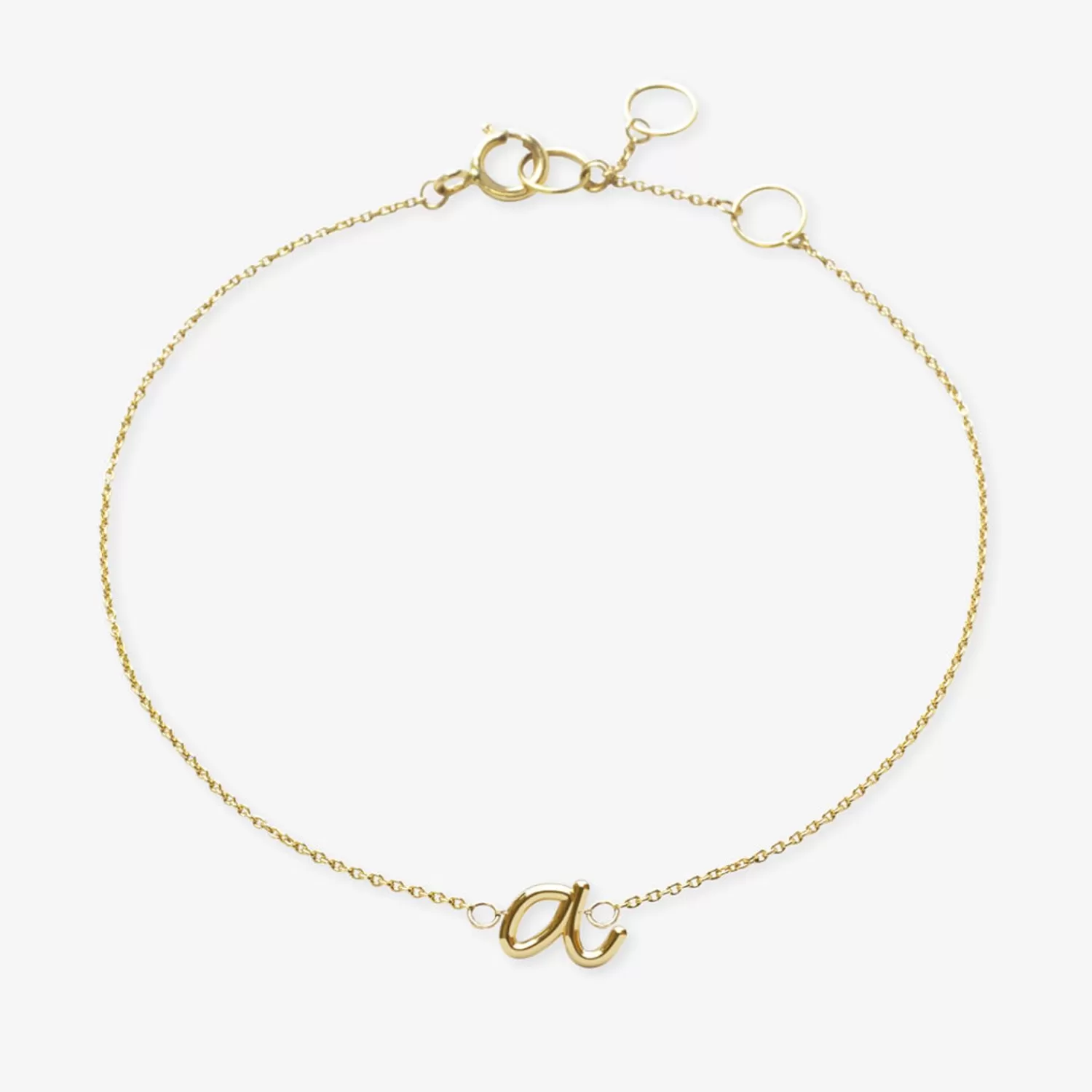 Bracelet Alkemistry Love Letter - Chaîne Gravable en Or 18 Carats, Promotion Éphémère