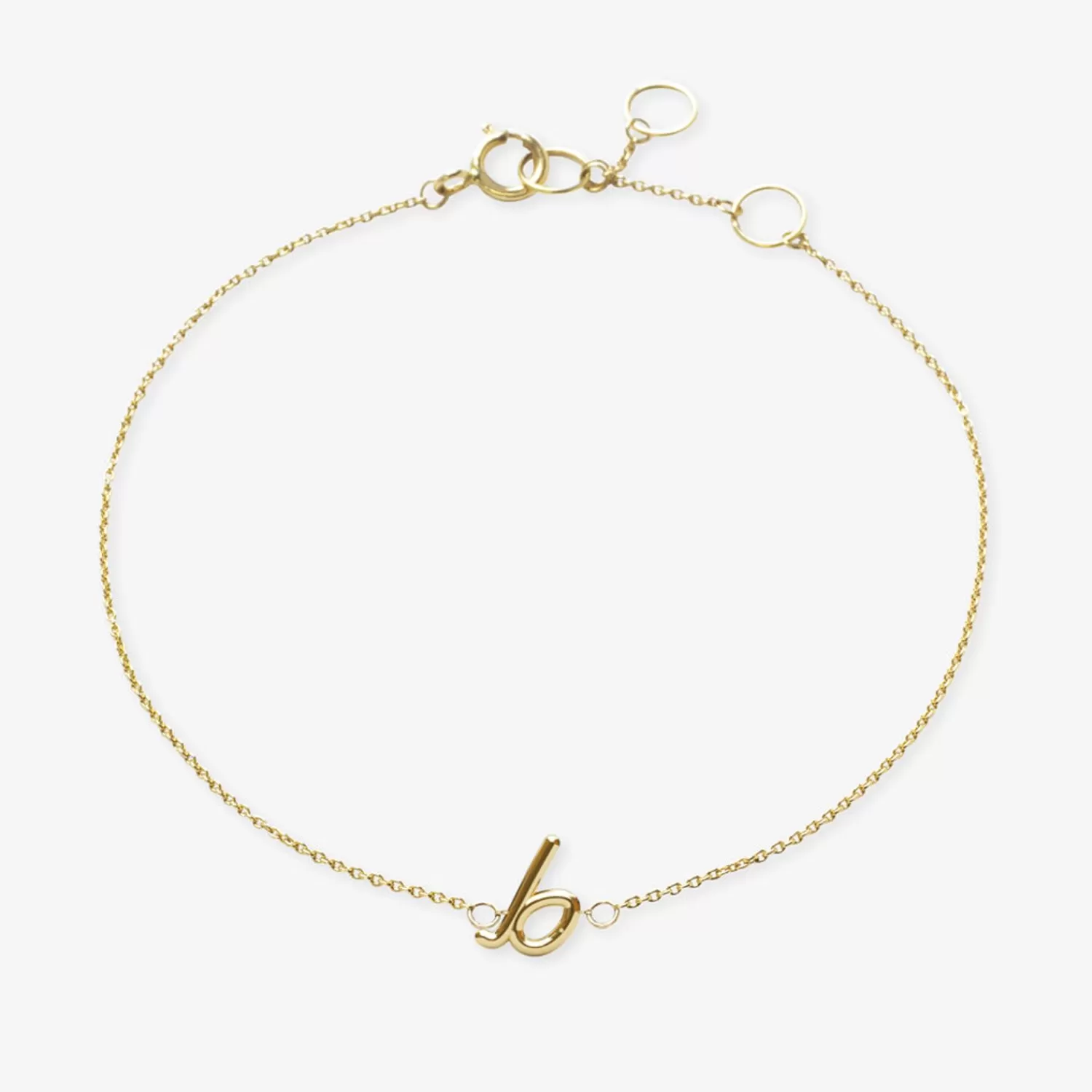Bracelet Alkemistry Love Letter - Chaîne Gravable en Or 18 Carats, Promotion Éphémère