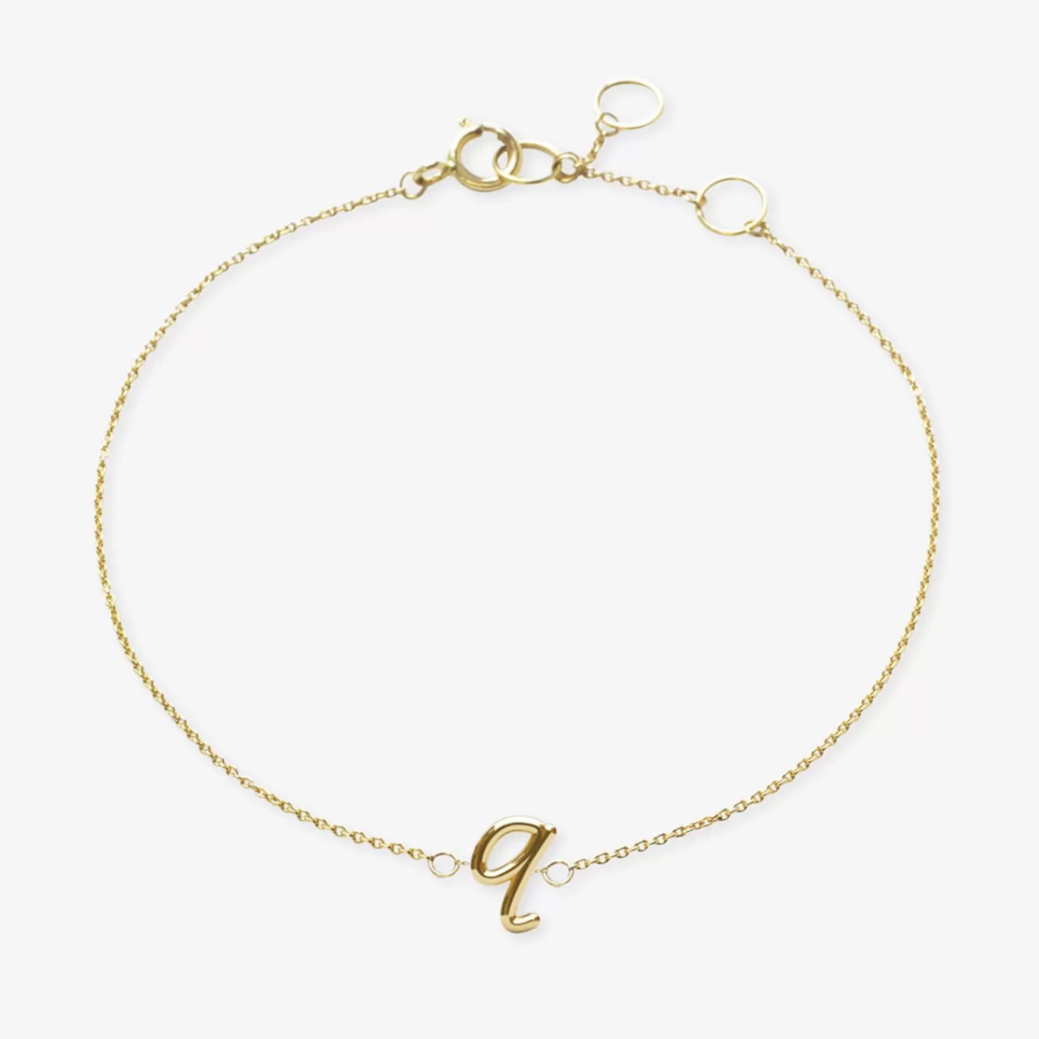 Bracelet Alkemistry Love Letter - Chaîne Gravable en Or 18 Carats, Promotion Éphémère