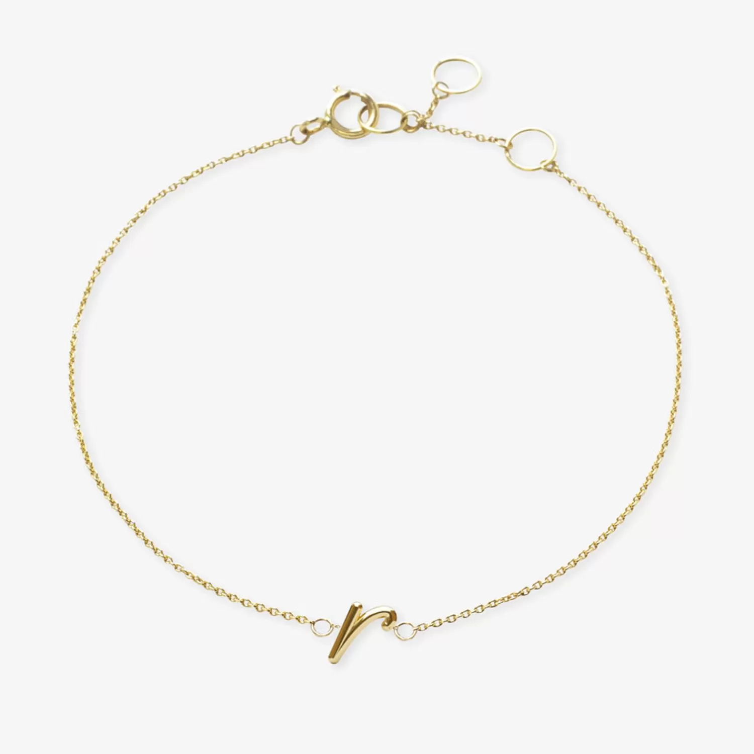 Bracelet Chaîne Personnalisable Alkemistry Love Letter - Élégant Bijou en Or 18 Carats avec Gravure - Édition Limitée en Promotion