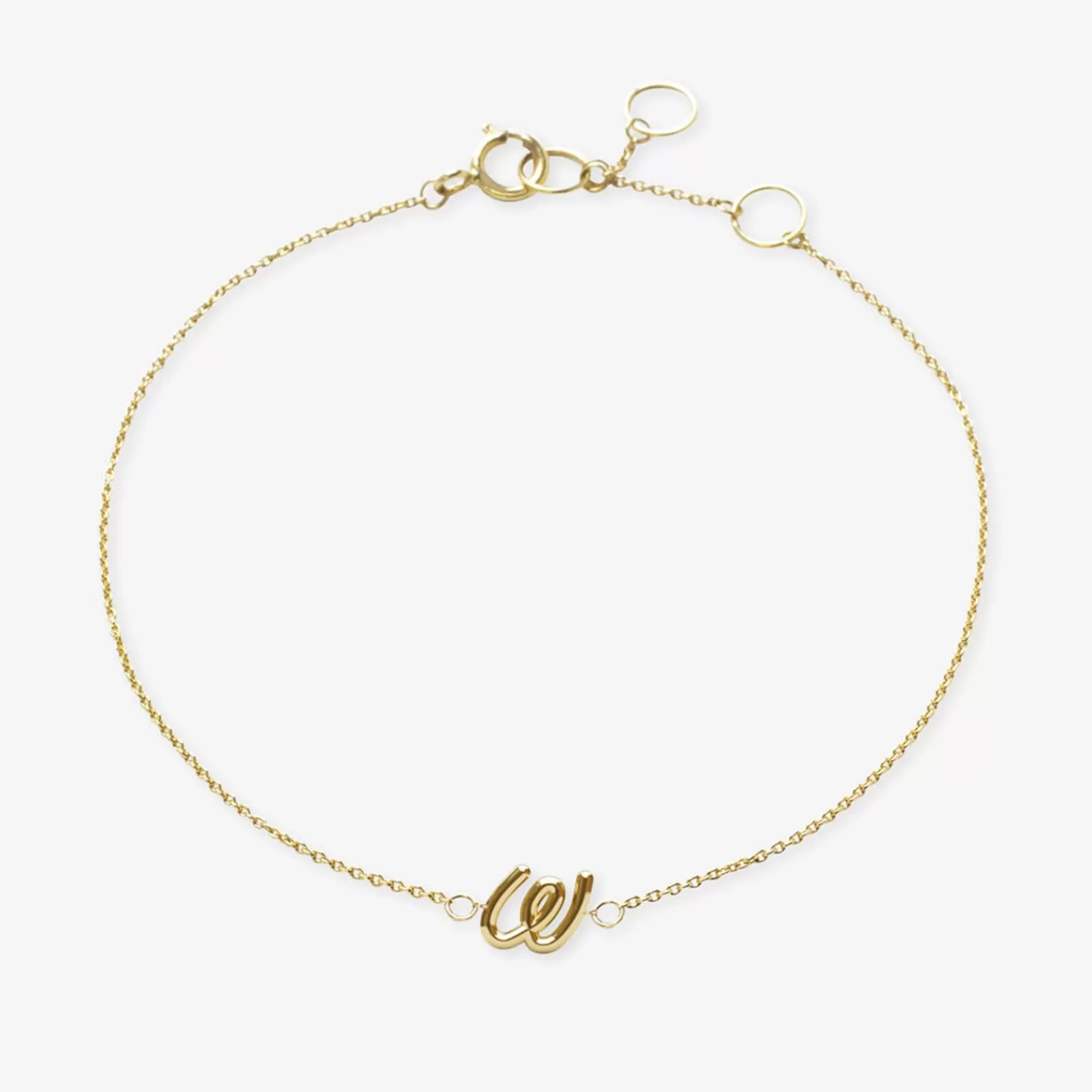 Bracelet Alkemistry Love Letter - Chaîne Gravable en Or 18 Carats, Promotion Éphémère