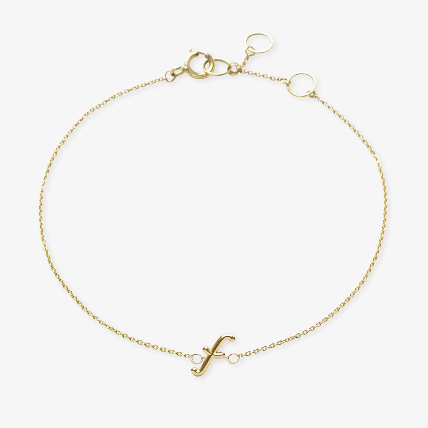 Bracelet Alkemistry Love Letter - Chaîne Gravable en Or 18 Carats, Promotion Éphémère