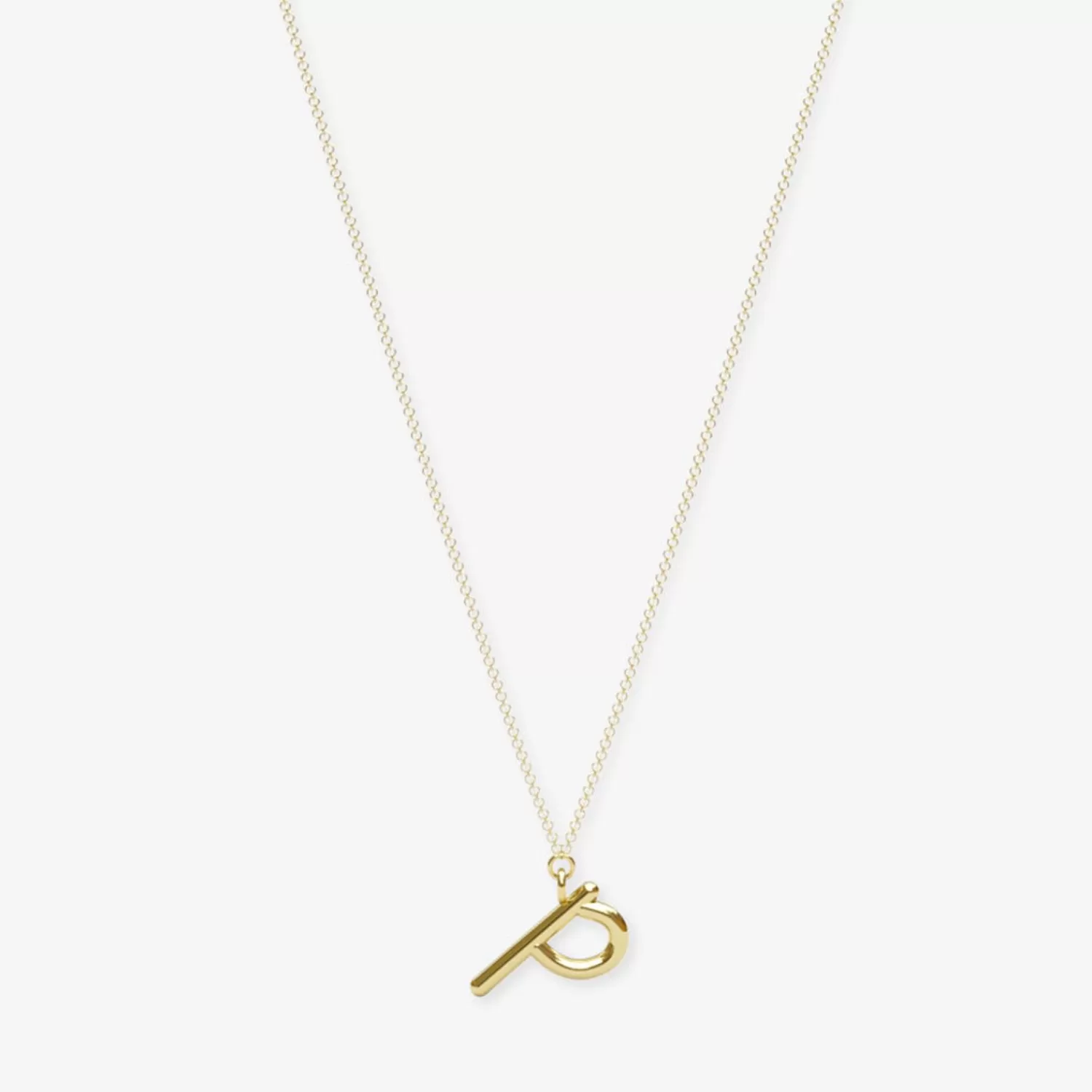 Chaîne Lettre d'Amour Alkemistry - Pendentif Initial en Or 18 Carats, Élégance Intemporelle à Prix Doux