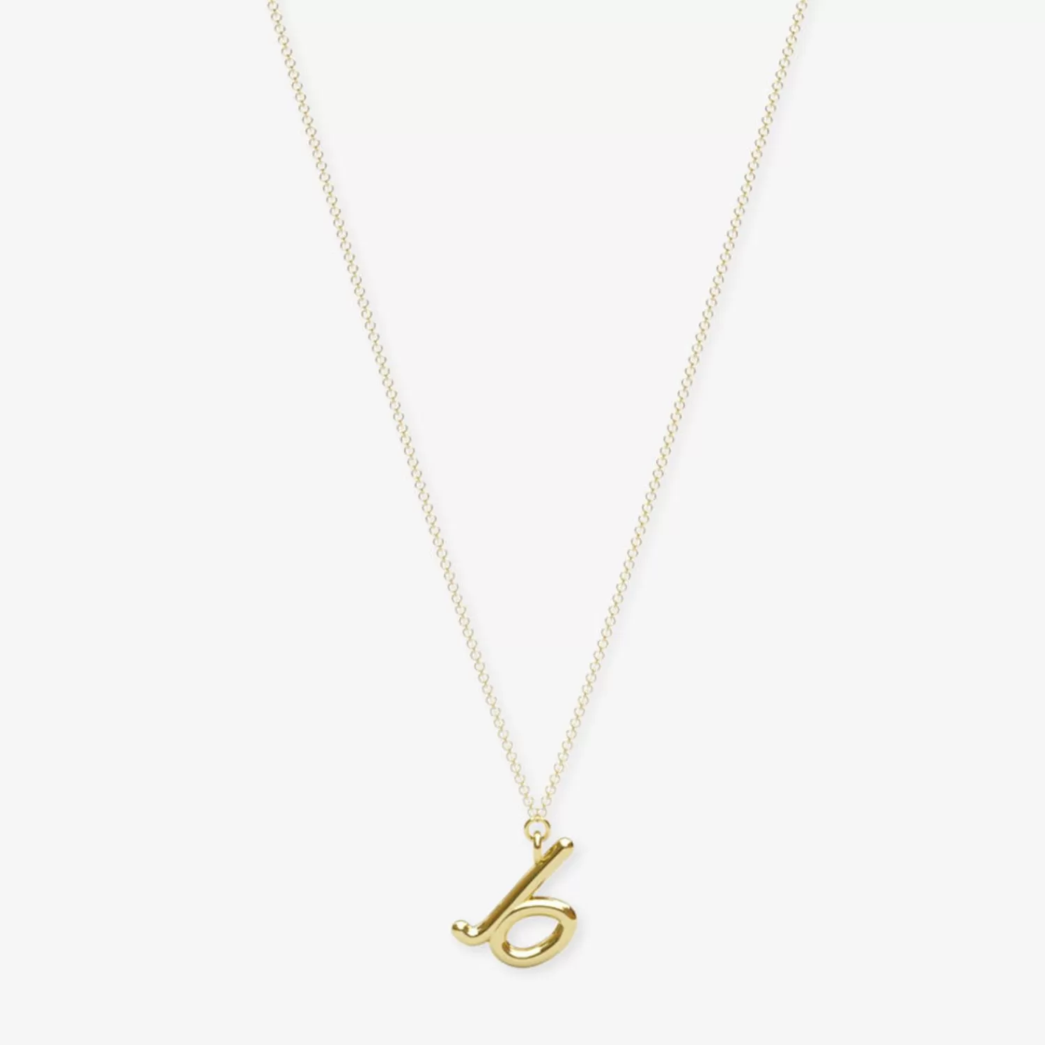Chaîne Lettre d'Amour Alkemistry - Pendentif Initial en Or 18 Carats, Élégance Intemporelle à Prix Doux