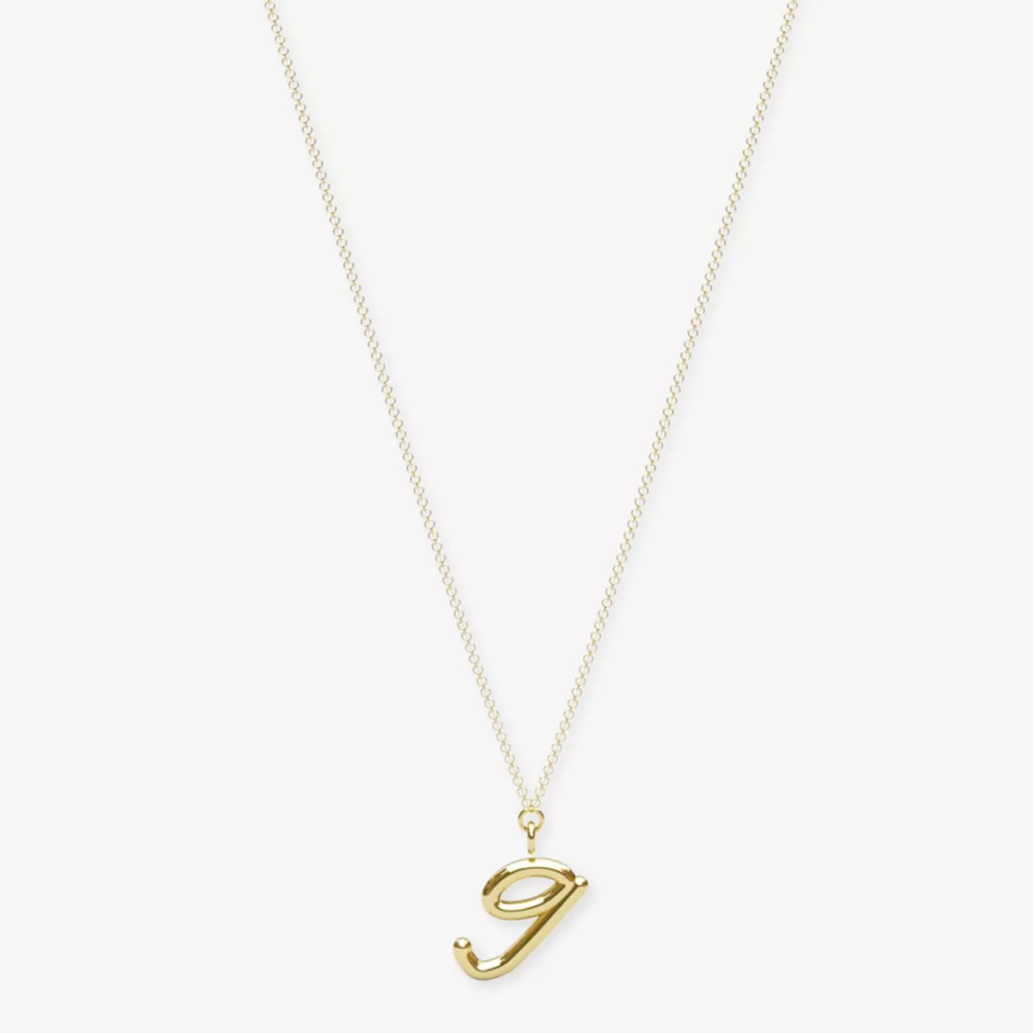 Chaîne Lettre d'Amour Alkemistry - Pendentif Initial en Or 18 Carats, Élégance Intemporelle à Prix Doux
