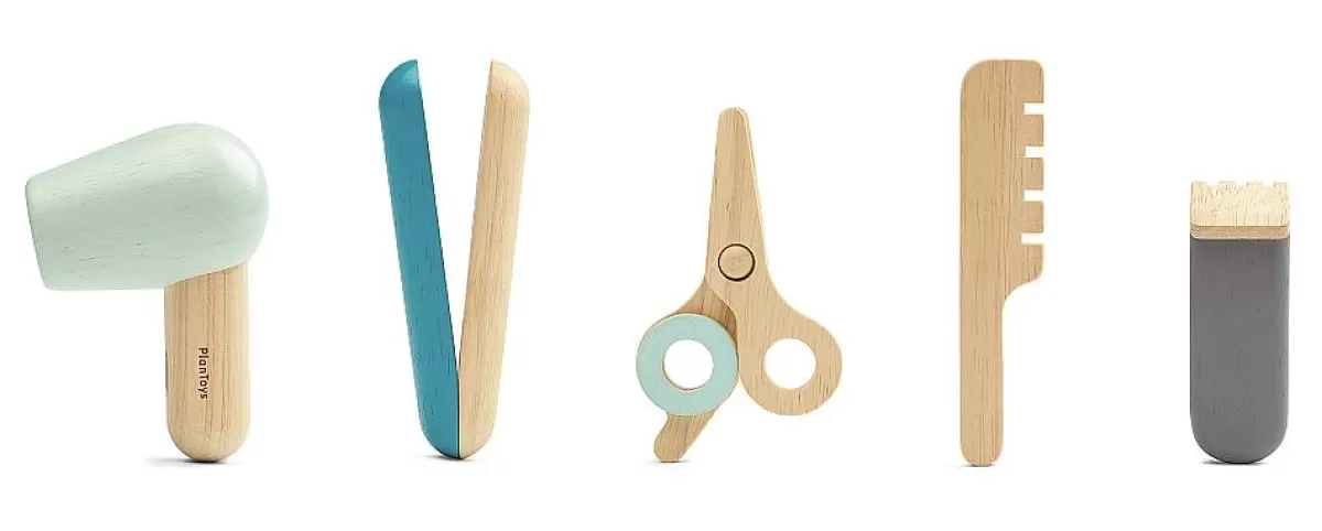 Coiffeuse Créative Plan Toys - Kit Coiffure Éco-responsable pour Enfants