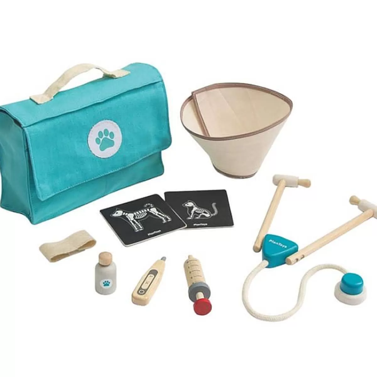 PlanToys Valise Vétérinaire Complète - Kit de Rêve pour Enfants (Vente Flash Exclusive)