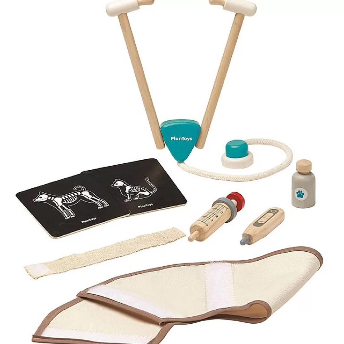 PlanToys Valise Vétérinaire Complète - Kit de Rêve pour Enfants (Vente Flash Exclusive)