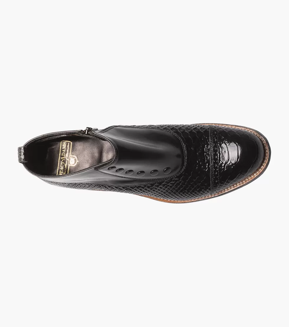 Promotion Stacy Adams - Bottes Classiques Madison Noir en Édition Limitée