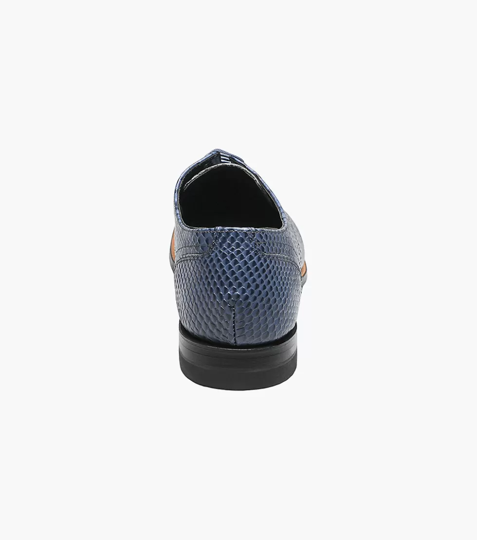 Élégance Intemporelle - Chaussures Madison Bleu Saphir par Stacy Adams | Collection Exclusive Haut de Gamme