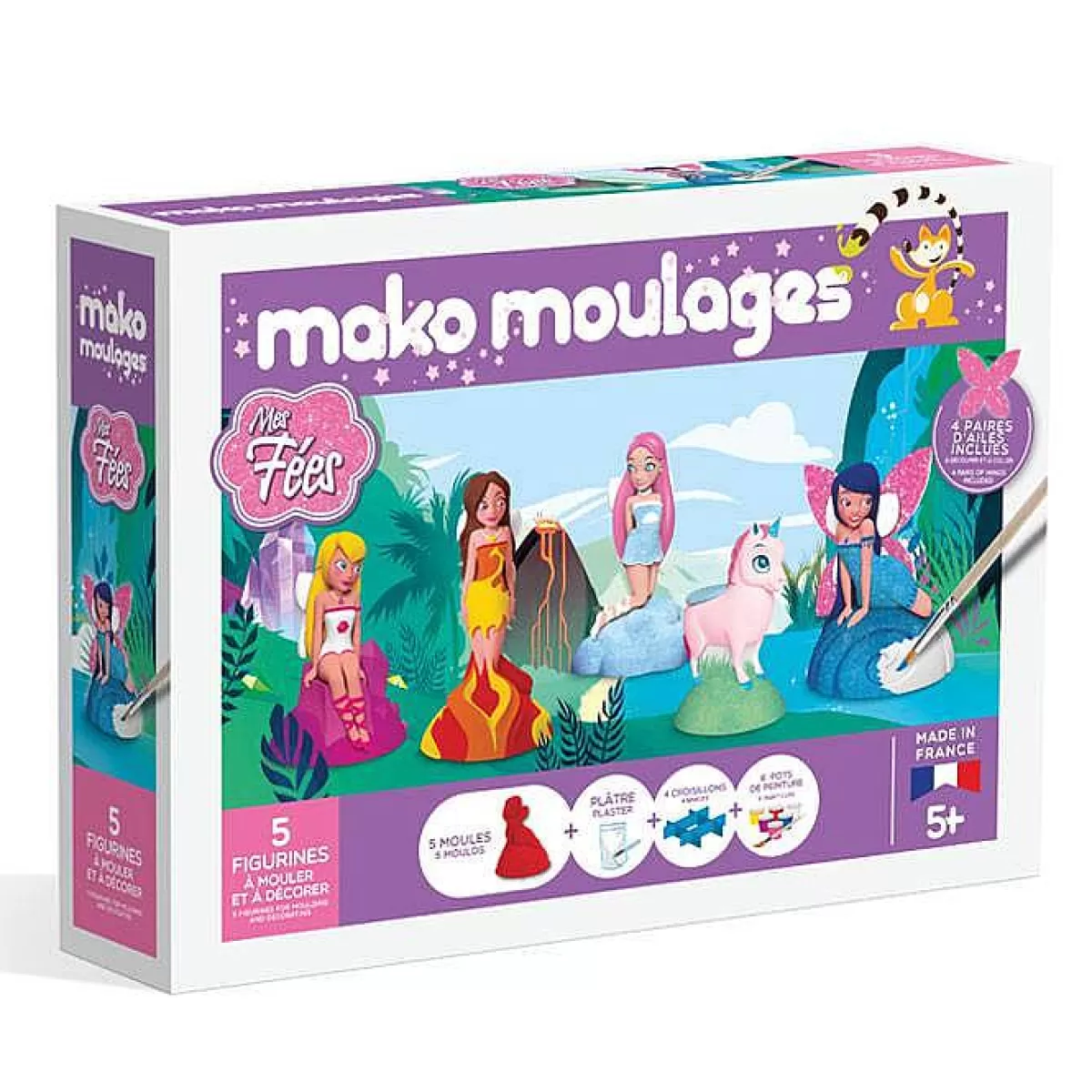 Mako Créations - Collection Moulages Exclusifs : 5 Figurines Détaillées pour Passionnés de Modélisme