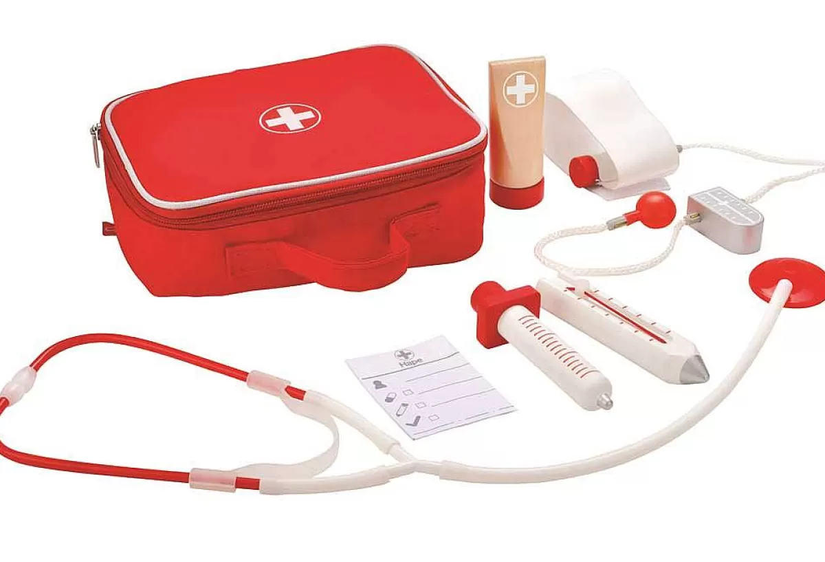 HAPE Coffret Médecin en Bois Éducatif - Jeu d'Imagination pour Enfants 3 Ans et Plus 

(Alternative : Coffret Docteur HAPE - Kit Médical Complet pour Jeu de Rôle Créatif - Dès 3 Ans) 

(Alternative 2 : HAPE Mon Premier Kit Docteur - Mallette Médicale Éducative en Bois - Jeu d'Apprentissage par le Jeu)