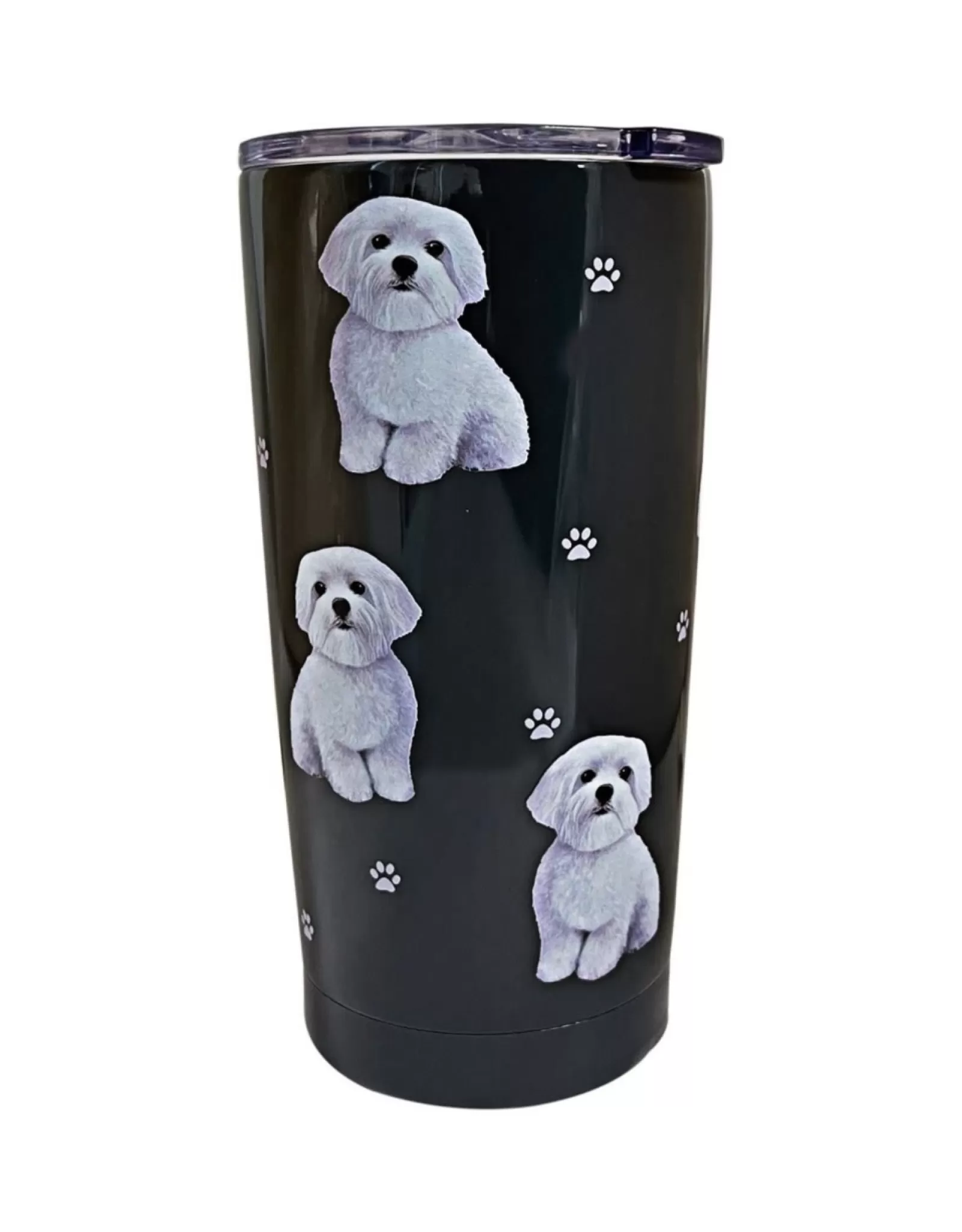 Gourde Design Élégant pour Chien Maltais - Collection Premium E & S Pets