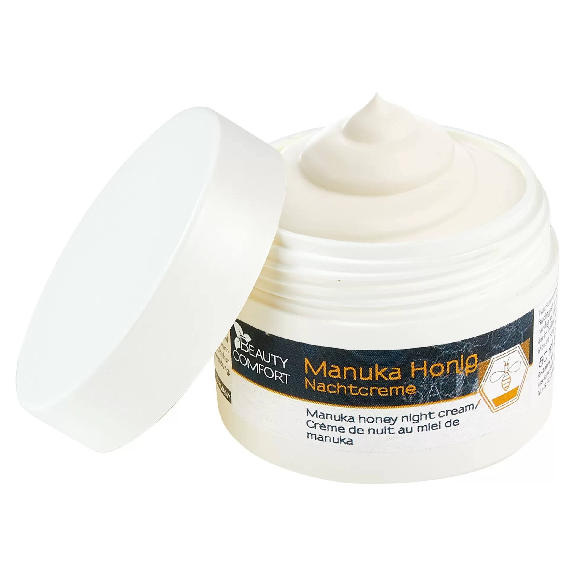 Crème Nuit Régénérante au Miel de Manuka – Soin Anti-Âge Intense 50ml | Beauty Comfort