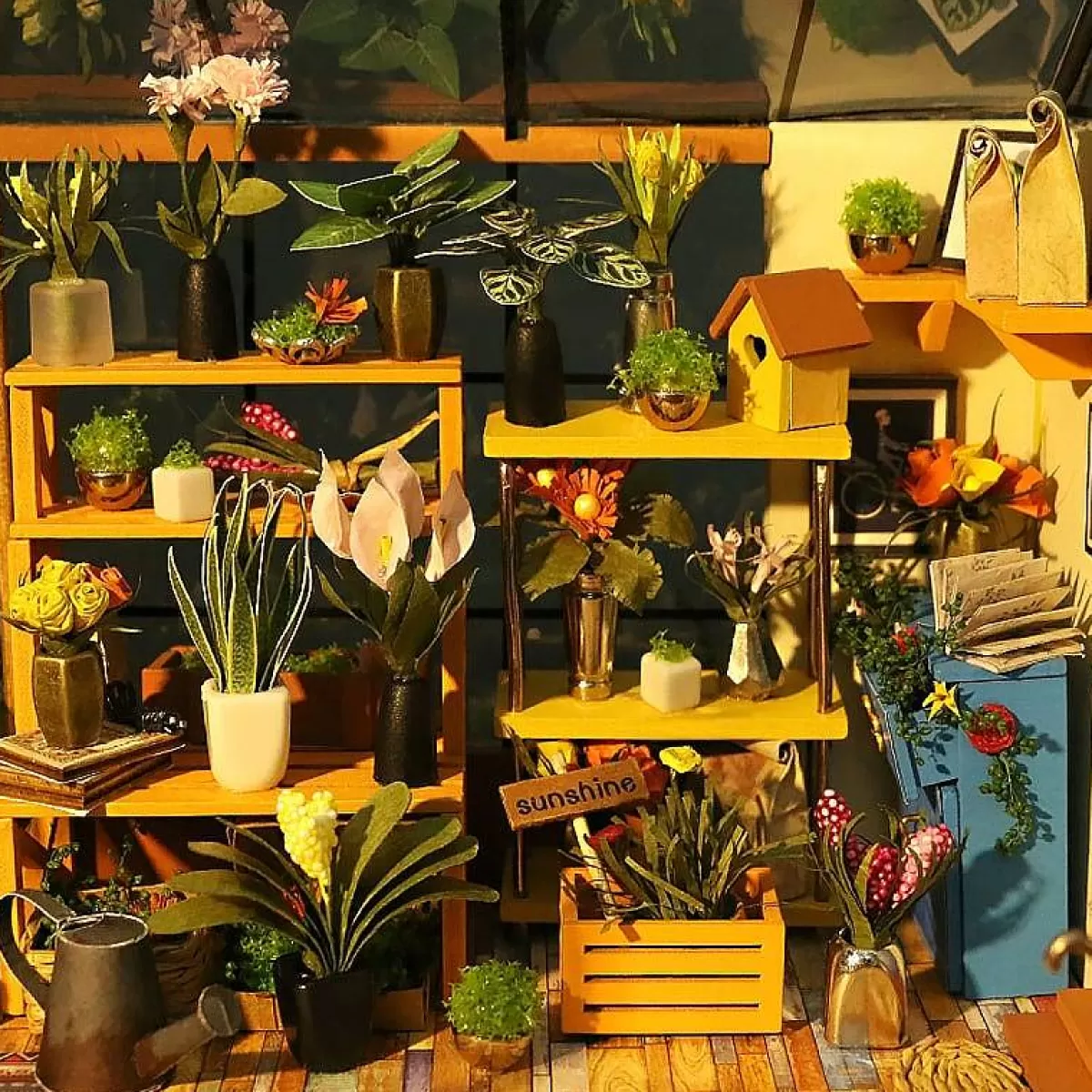 ROBOTIME | Kit de Construction Décoratif « La Serre » - Jardin Miniature en 3D (Exclusivité Web)