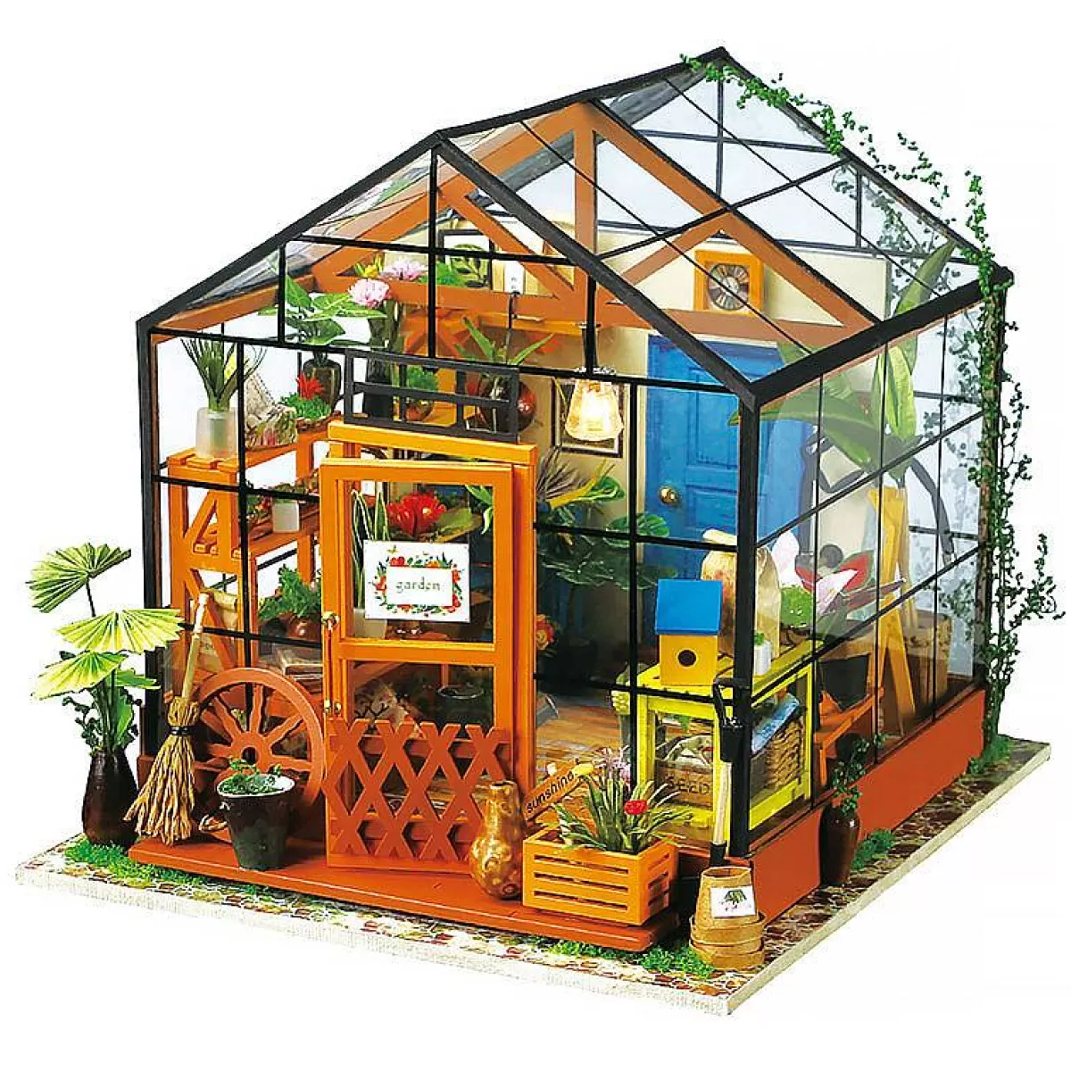 ROBOTIME | Kit de Construction Décoratif « La Serre » - Jardin Miniature en 3D (Exclusivité Web)