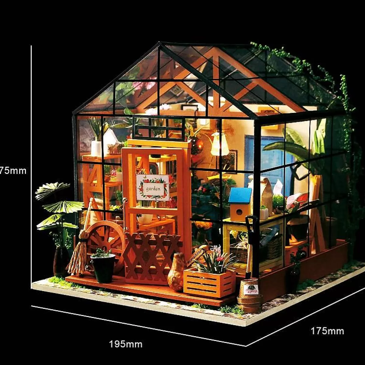 ROBOTIME | Kit de Construction Décoratif « La Serre » - Jardin Miniature en 3D (Exclusivité Web)