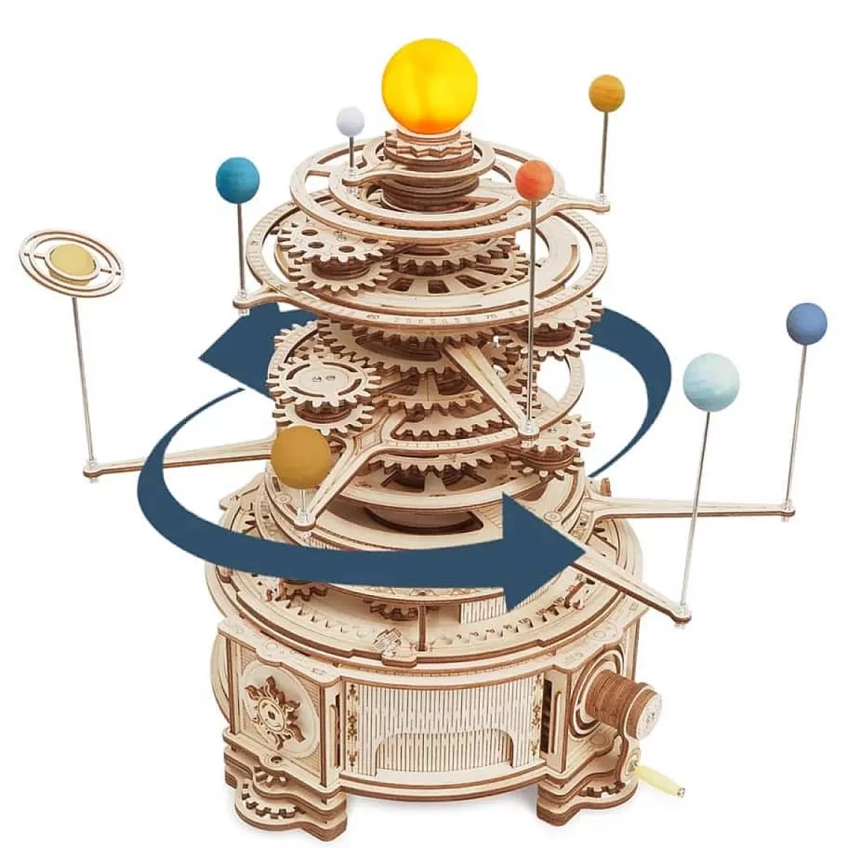 Découvrez le Kit de Construction 3D ROBOTIME : Système Solaire à Engrenages avec Offre Exclusive !