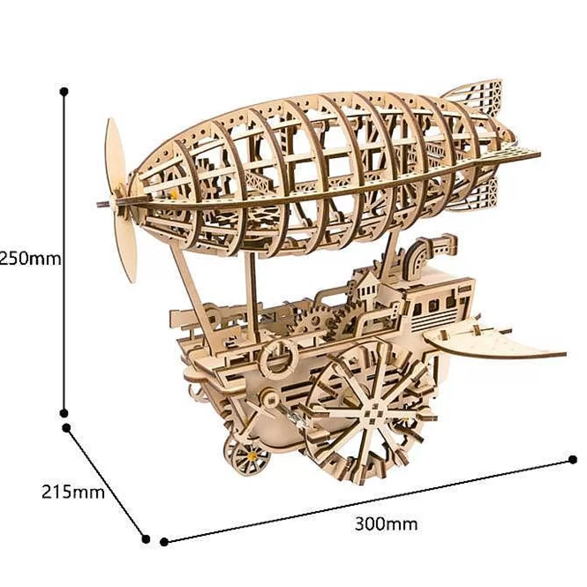 Maquette Mécanique 3D Dirigeable Modèle M - Kit de Construction Créatif ROBOTIME | Détails Réalistes | Projet Éducatif & Loisir | Économique