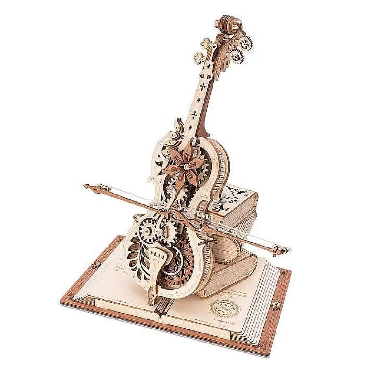Violon Mécanique en Bois à Assembler - Kit Créatif ROBOTIME avec Réduction Exclusive
